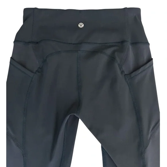 Lululemon Athlecs dark blue-green High-Waisted Leggings size 6 - Picture 4 of 5
